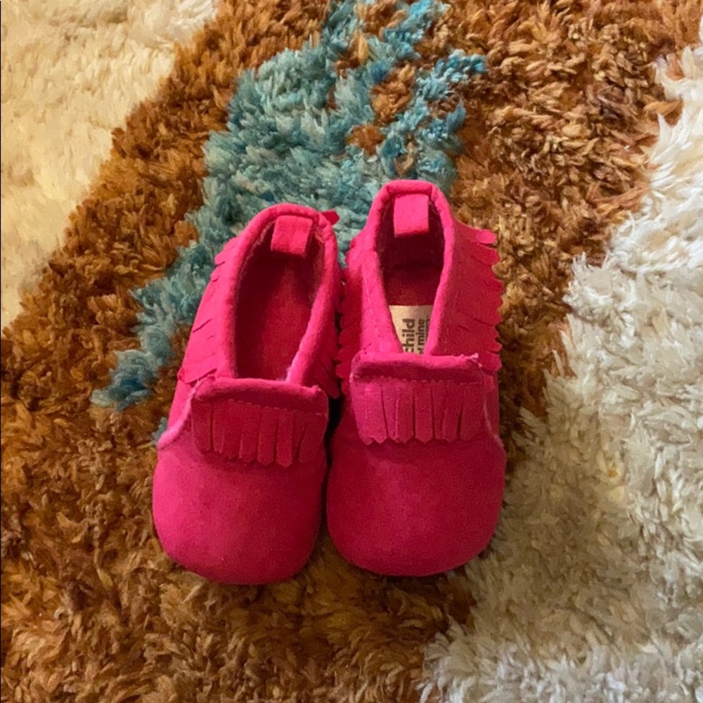 Dark pink never worn infant size 0-3 month soft